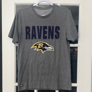 NFL New Era Ravens Gray Short Sleeve Tee